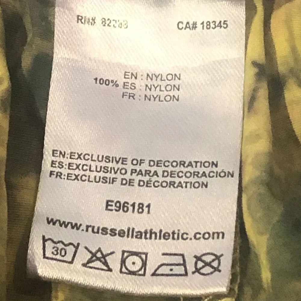 Russell Athletic One Of A Kind Tie Dye Athletic Shorts Women Size Medium TM